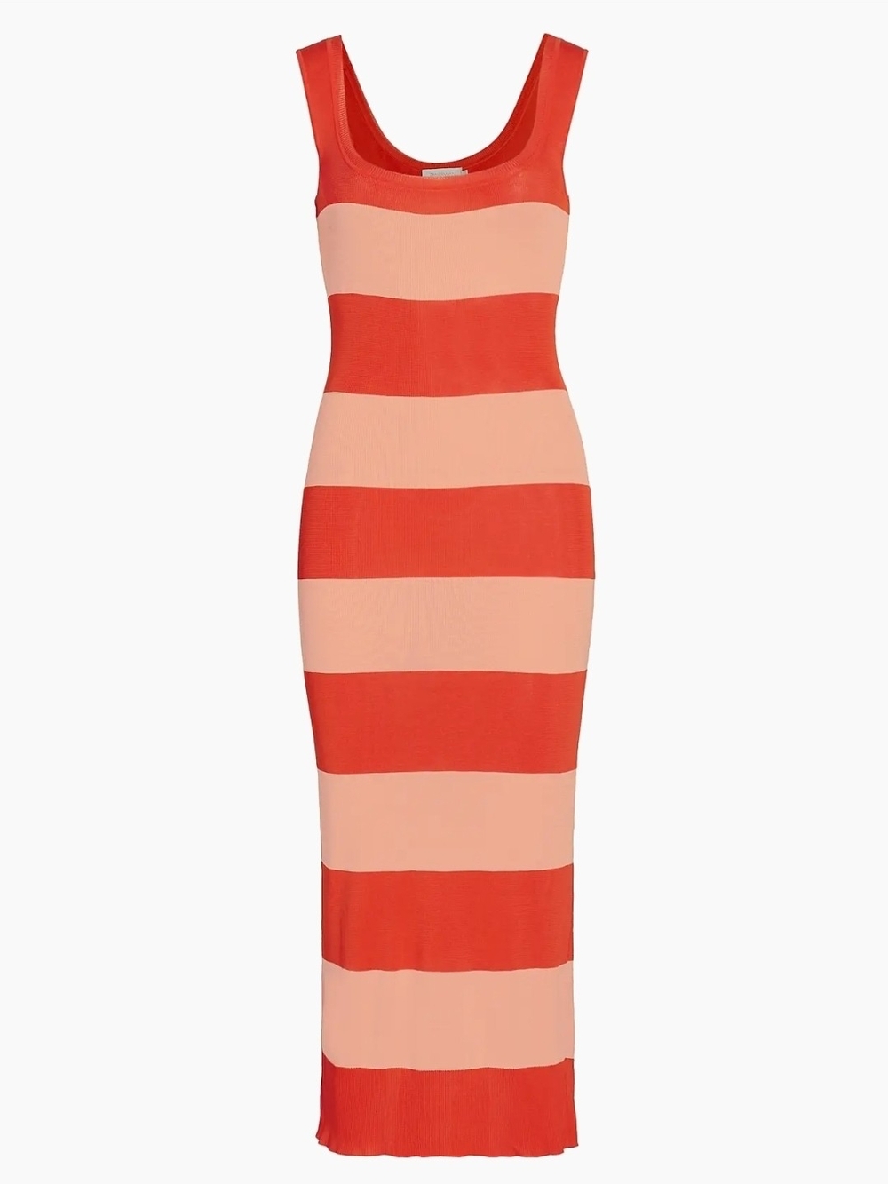 Zimmermann
Striped Tank Midi-Dress 0 US 4 Coral